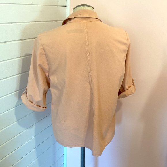 Vintage ‘LA Seat Covers’ Peach Shirt, 70s/80s, Size M - Picture 5 of 8